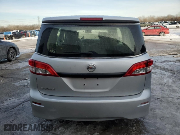 2015 Nissan Quest SV with VIN JN8AE2KP9F9133991, listed as a Copart auction lot 45724745 with 101,052 mi miles and Salvage Title. Bid and sale history available at carsss.com. Image 6.