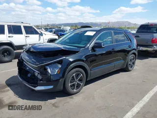 2023 Kia Niro EX with VIN KNDCR3LE1P5100018, listed as a IAAI auction lot 42033942 with 25,188 mi miles. Bid and sale history available at carsss.com. Image 2.
