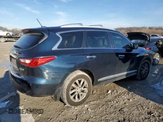 2015 Infiniti QX60 with VIN 5N1AL0MM1FC532353, listed as a Copart auction lot 43291125 with 87,530 mi miles and Salvage title. Bid and sale history available at DreamBid. Image 3.