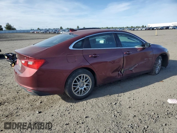 2016 Chevrolet Malibu LT with VIN 1G1ZE5ST5GF241680, listed as a Copart auction lot 54225435 with 81,884 mi miles and Salvage Title. Bid and sale history available at DreamBid. Image 3.
