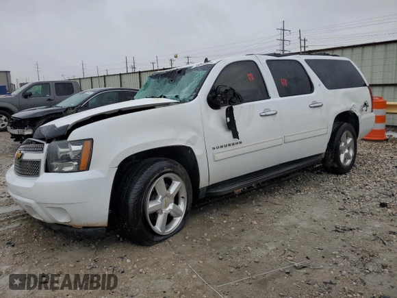 2013 Chevrolet Suburban LT with VIN 1GNSCJE09DR255852, listed as a Copart auction lot 70043984 with Not Provided miles and Salvage Title. Bid and sale history available at carsss.com. Image 1.