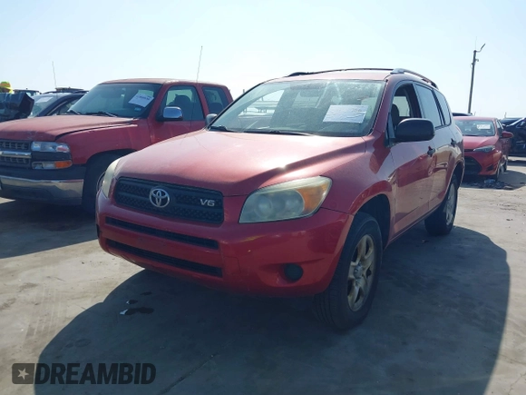 2008 Toyota RAV4 with VIN JTMBK33V785053885, listed as a IAAI auction lot 41857566 with 170,812 mi miles. Bid and sale history available at carsss.com. Image 2.