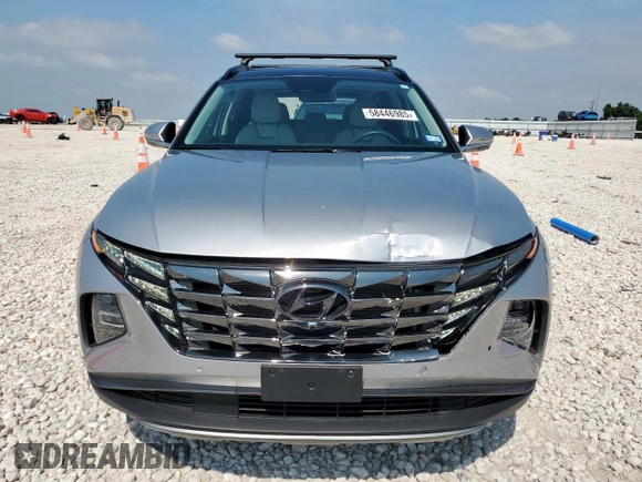 2023 Hyundai Tucson Limited with VIN 5NMJE3AE0PH280059, listed as a Copart auction lot 58446985 with 9,769 mi miles and Salvage title. Bid and sale history available at DreamBid. Image 5.