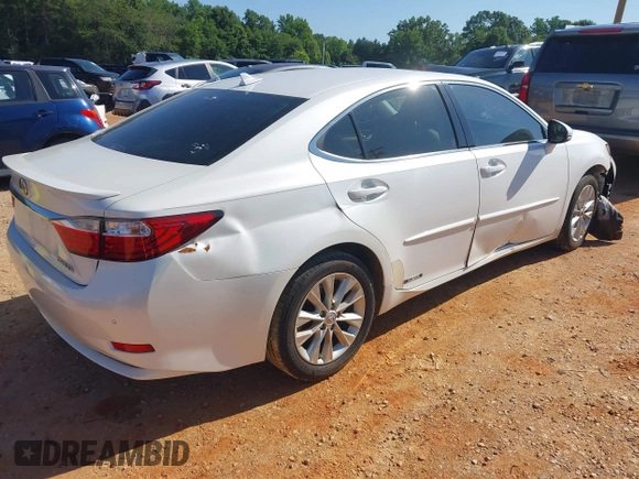 2013 Lexus ES 300h with VIN JTHBW1GG1D2017222, listed as a IAAI auction lot 42454502 with 168,320 mi miles and . Bid and sale history available at DreamBid. Image 4.