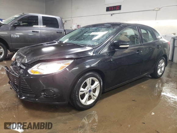2014 Ford Focus SE with VIN 1FADP3F23EL298613, listed as a Copart auction lot 48691595 with 133,988 mi miles and Salvage Title. Bid and sale history available at carsss.com. Image 1.