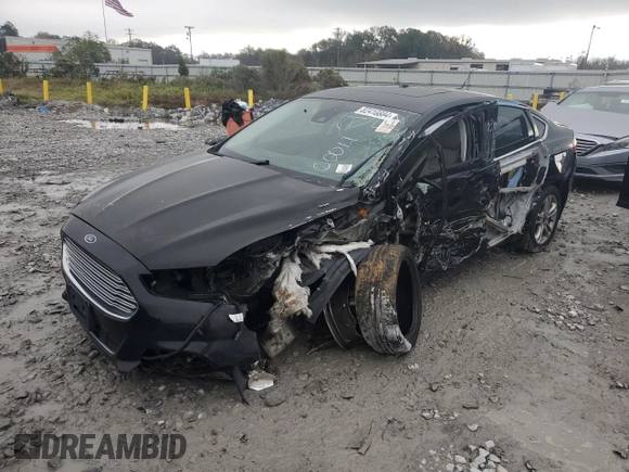 2016 Ford Fusion Titanium Hybrid with VIN 3FA6P0RU9GR249635, listed as a Copart auction lot 82410884 with 114,096 mi miles and Salvage Title. Bid and sale history available at carsss.com. Image 1.
