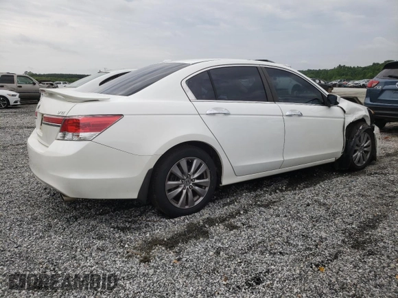 2011 Honda Accord EX-L with VIN 1HGCP3F85BA027829, listed as a Copart auction lot 58510595 with 270,747 mi miles and Salvage title. Bid and sale history available at DreamBid. Image 3.