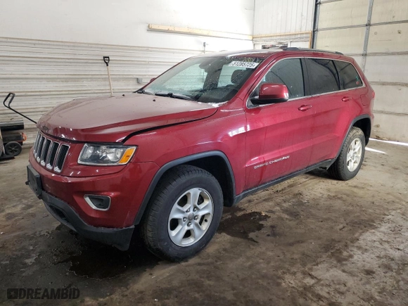 2015 Jeep Grand Cherokee Laredo with VIN 1C4RJFAG2FC826049, listed as a Copart auction lot 51285725 with 154,419 mi miles and Salvage Title. Bid and sale history available at carsss.com. Image 1.