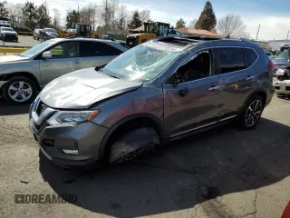 2017 Nissan Rogue S with VIN 5N1AT2MV2HC774723, listed as a Copart auction lot 48857545 with 205,035 mi miles and Salvage Title. Bid and sale history available at carsss.com. Image 1.
