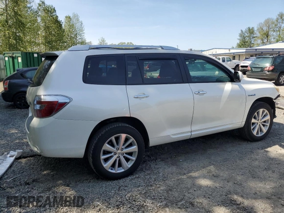 2009 Toyota Highlander Limited with VIN JTEEW44A592036150, listed as a Copart auction lot 54588385 with 171,786 mi miles and Salvage title. Bid and sale history available at DreamBid. Image 3.