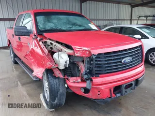 2014 Ford F-150 XL with VIN 1FTEW1CM9EKE80043, listed as a IAAI auction lot 41706014 with 214,005 mi miles. Bid and sale history available at carsss.com. Image 1.