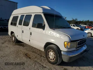 1997 Ford Econoline Commercial with VIN 1FDEE1460VHB73596, listed as a Copart auction lot 81371284 with 155,691 mi miles and Salvage Title. Bid and sale history available at carsss.com. Image 4.