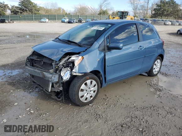 2011 Toyota Yaris with VIN JTDJT4K36B5337336, listed as a Copart auction lot 81704044 with 126,343 mi miles and Salvage Title. Bid and sale history available at carsss.com. Image 1.