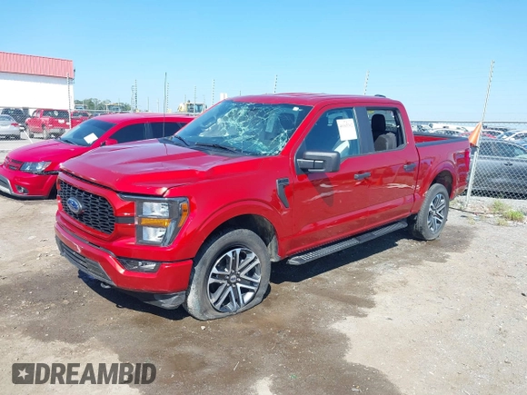 2023 Ford F-150 XL with VIN 1FTFW1E52PKD45404, listed as a IAAI auction lot 40365362 with 9,374 mi miles. Bid and sale history available at carsss.com. Image 2.