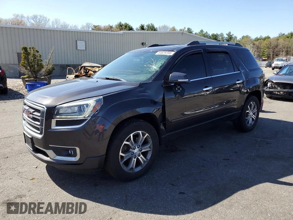 2014 GMC Acadia SLT z VIN 1GKKVRKD5EJ177597, wystawiony jako Copart lot #54829705 z przebiegiem 132 625 mil mil oraz Szkoda całkowita • Salvage title. Historia ofert i sprzedaży dostępna na DreamBid. Obrazek 1.