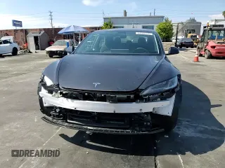 2025 Tesla Model 3 Long Range with VIN 5YJ3E1EA6SF908074, listed as a Copart auction lot 54786175 with 3,998 mi miles and Salvage title. Bid and sale history available at DreamBid. Image 14.