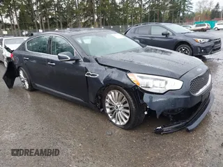 2015 Kia K900 Luxury with VIN KNALW4D42F6022892, listed as a IAAI auction lot 41965389 with 46,294 mi miles. Bid and sale history available at carsss.com. Image 1.