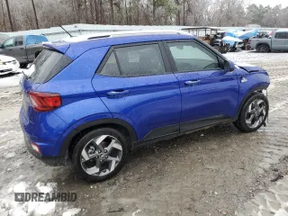 2024 Hyundai Venue Limited with VIN KMHRC8A34RU324477, listed as a Copart auction lot 88054915 with 13,343 mi miles and Salvage Title. Bid and sale history available at DreamBid. Image 3.