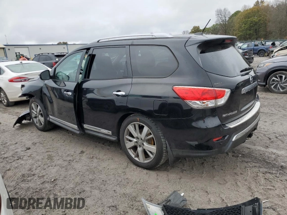 2013 Nissan Pathfinder SL with VIN 5N1AR2MM9DC638749, listed as a Copart auction lot 80803724 with 172,675 mi miles and Salvage Title. Bid and sale history available at carsss.com. Image 2.