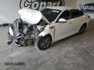 2019 Kia Optima S with VIN 5XXGT4L3XKG341622, listed as a Copart auction lot 85708714 with Not Provided miles and Salvage Title. Bid and sale history available at carsss.com. Image 1.