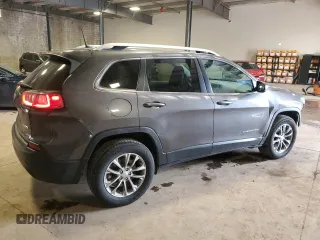 2019 Jeep Cherokee Latitude Plus with VIN 1C4PJMLB6KD460985, listed as a Copart auction lot 54386405 with 79,760 mi miles and Salvage Title. Bid and sale history available at DreamBid. Image 3.