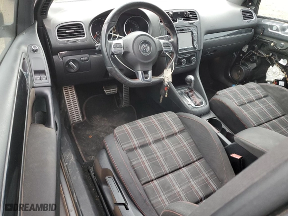 2013 Volkswagen GTI with VIN WVWFV7AJ9DW014333, listed as a Copart auction lot 44307174 with 120,753 mi miles and Salvage Title. Bid and sale history available at carsss.com. Image 8.
