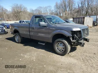 2011 Ford F-150 XL with VIN 1FTMF1CM2BKD08234, listed as a Copart auction lot 48413095 with 144,204 mi miles and Salvage Title. Bid and sale history available at DreamBid. Image 4.