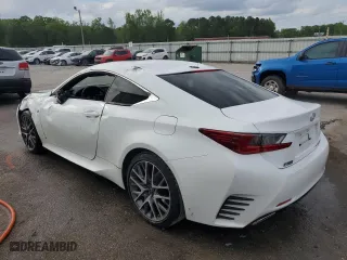 2015 Lexus RC 350 with VIN JTHSE5BC9F5000457, listed as a Copart auction lot 51968995 with 105,413 mi miles and Salvage Title. Bid and sale history available at carsss.com. Image 2.