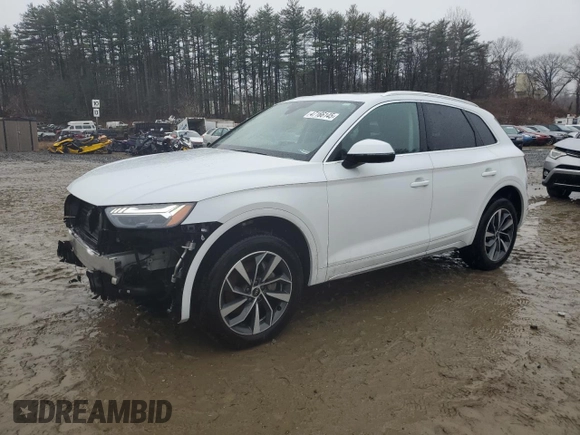2021 Audi Q5 Prestige with VIN WA1CAAFY3M2019191, listed as a Copart auction lot 47166145 with 60,079 mi miles and Salvage title. Bid and sale history available at DreamBid. Image 1.