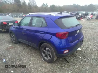 2022 Hyundai Venue SEL with VIN KMHRC8A33NU201733, listed as a IAAI auction lot 41566140 with 130,000 mi miles and . Bid and sale history available at DreamBid. Image 3.