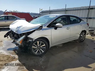 2021 Nissan Versa SV with VIN 3N1CN8EV7ML895080, listed as a Copart auction lot 48159825 with 41,193 mi miles and Salvage Title. Bid and sale history available at carsss.com. Image 1.