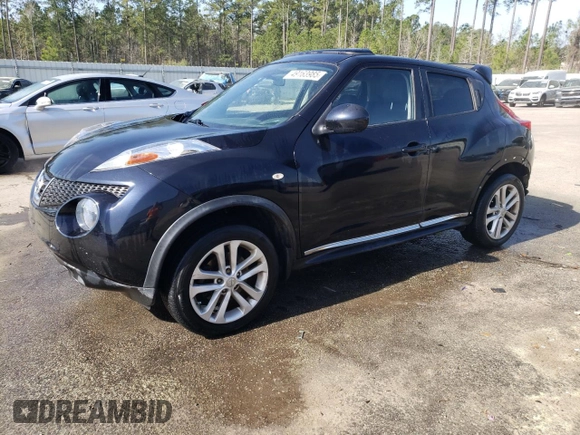 2011 Nissan Juke SL with VIN JN8AF5MV5BT019851, listed as a Copart auction lot 49163985 with 112,863 mi miles and Salvage Title. Bid and sale history available at carsss.com. Image 1.