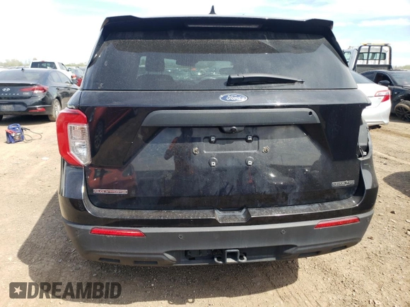 2021 Ford Police Interceptor Utility z VIN 1FM5K8AB6MGC00422, wystawiony jako Copart lot #55836715 z przebiegiem 75 002 mil mil oraz Szkoda całkowita • Salvage title. Historia ofert i sprzedaży dostępna na DreamBid. Obrazek 6.
