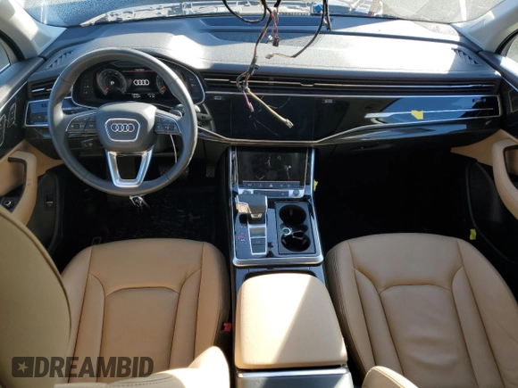 2023 Audi Q7 Premium Plus with VIN WA1LCBF73PD010023, listed as a Copart auction lot 88778615 with 16,038 mi miles and Salvage title. Bid and sale history available at DreamBid. Image 8.