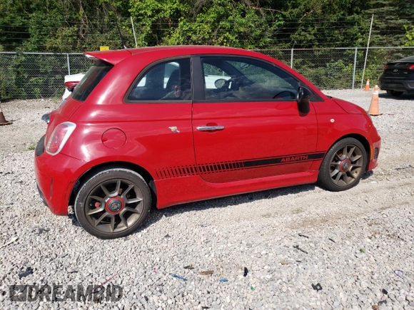 2015 FIAT 500 Abarth with VIN 3C3CFFFH6FT590412, listed as a Copart auction lot 62235855 with 67,892 mi miles and Clean title. Bid and sale history available at DreamBid. Image 3.