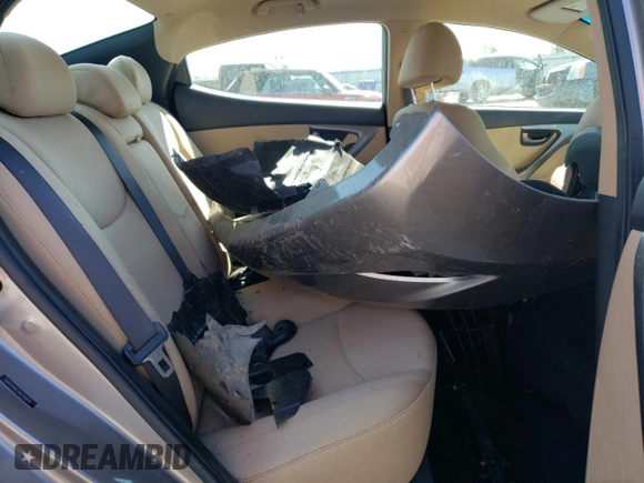 2013 Hyundai Elantra GLS z VIN 5NPDH4AE1DH256619, wystawiony jako Copart lot #50624295 z przebiegiem 99 006 mil mil oraz Szkoda całkowita • Salvage title. Historia ofert i sprzedaży dostępna na DreamBid. Obrazek 11.