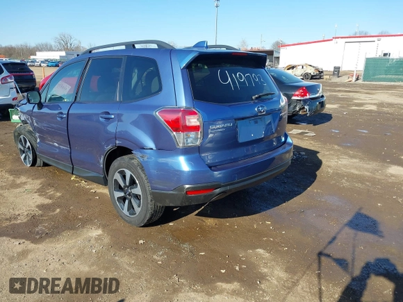 2017 Subaru Forester Premium with VIN JF2SJAECXHH419793, listed as a IAAI auction lot 41802212 with 120,014 mi miles. Bid and sale history available at carsss.com. Image 3.