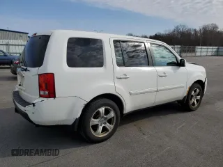 2013 Honda Pilot EX-L with VIN 5FNYF4H57DB074855, listed as a Copart auction lot 48559755 with 201,798 mi miles and Clean Title. Bid and sale history available at carsss.com. Image 3.