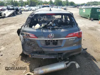 2016 Acura RDX with VIN 5J8TB4H3XGL019954, listed as a Copart auction lot 63994634 with Not Provided miles and Salvage Title. Bid and sale history available at carsss.com. Image 6.