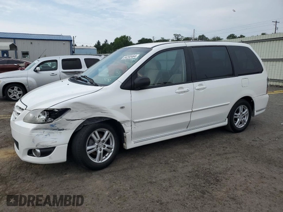 2004 Mazda MPV LX with VIN JM3LW28A040512021, listed as a Copart auction lot 78724224 with 100,109 mi miles and Salvage Title. Bid and sale history available at carsss.com. Image 1.