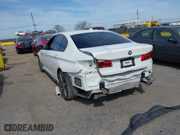 2017 BMW 5 Series 540i with VIN WBAJE5C33HG914686, listed as a IAAI auction lot 41755426 with 62,396 mi miles and . Bid and sale history available at carsss.com. Image 3.