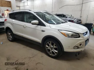 2014 Ford Escape Titanium with VIN 1FMCU9J94EUE52922, listed as a Copart auction lot 52143325 with 193,819 mi miles and Salvage Title. Bid and sale history available at carsss.com. Image 4.