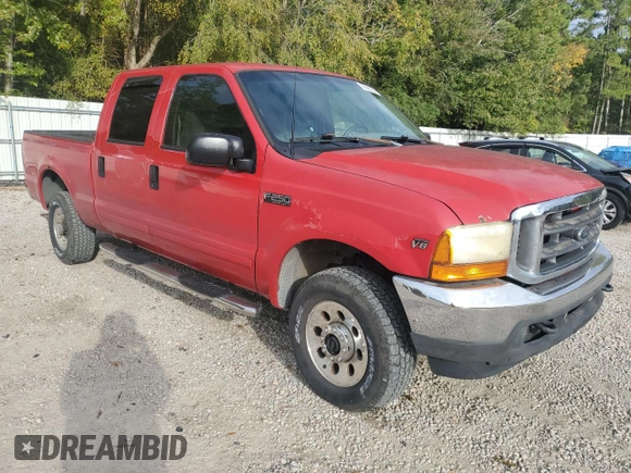 2001 Ford Super Duty F-250 XL with VIN 1FTNW21L91EC50835, listed as a Copart auction lot 76288194 with 262,493 mi miles and Salvage Title. Bid and sale history available at carsss.com. Image 4.