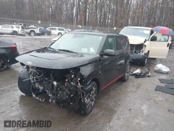 2021 Kia Soul Turbo with VIN KNDJ53AF9M7746079, listed as a IAAI auction lot 41480282 with 65,010 mi miles and . Bid and sale history available at DreamBid. Image 17.