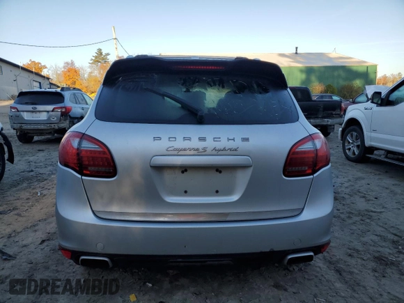 2012 Porsche Cayenne S Hybrid with VIN WP1AE2A25CLA90720, listed as a Copart auction lot 76467154 with 100,460 mi miles and Clean title. Bid and sale history available at DreamBid. Image 6.