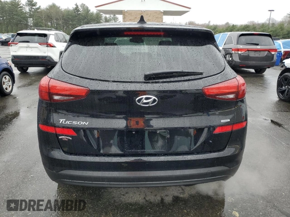 2019 Hyundai Tucson SE with VIN KM8J2CA45KU847041, listed as a Copart auction lot 52136855 with 75,210 mi miles and Salvage Title. Bid and sale history available at carsss.com. Image 6.