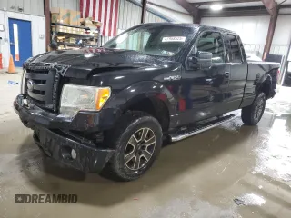2010 Ford F-150 XL with VIN 1FTEX1E89AFC76858, listed as a Copart auction lot 47958525 with 194,509 mi miles and Salvage Title. Bid and sale history available at carsss.com. Image 1.