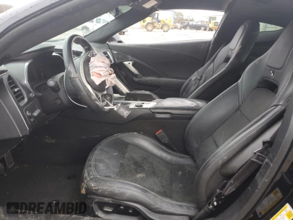 2015 Chevrolet Corvette Z51 3LT с VIN 1G1YM2D76F5121369, выставлен на аукционе Copart как лот 44964645 с пробегом 38 626 миль миль и Списание • Salvage title. История ставок и продаж доступна на DreamBid. Изображение 7.