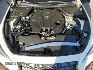 2019 Infiniti Q50 RED SPORT 400 with VIN JN1FV7AP9KM760409, listed as a Copart auction lot 77461464 with 96,589 mi miles and Salvage Title. Bid and sale history available at carsss.com. Image 11.
