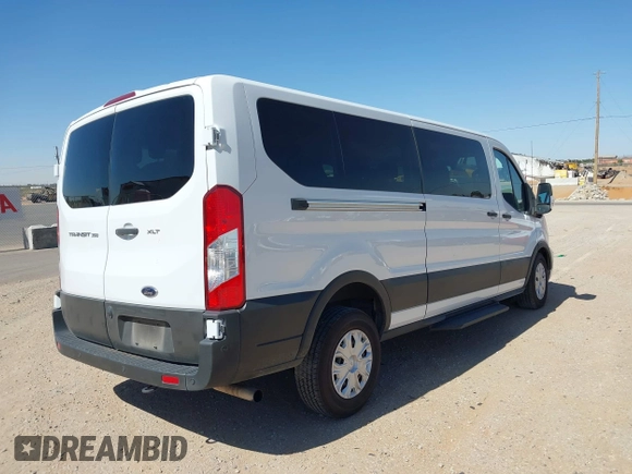 2023 Ford Transit Passenger XL with VIN 1FBAX2Y89PKA45043, listed as a IAAI auction lot 39253709 with 54,625 mi miles and . Bid and sale history available at DreamBid. Image 4.